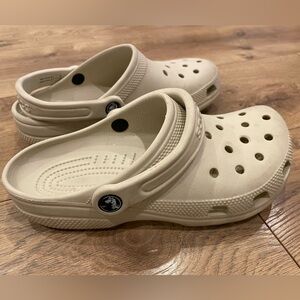 Off-white crocs. Good condition!